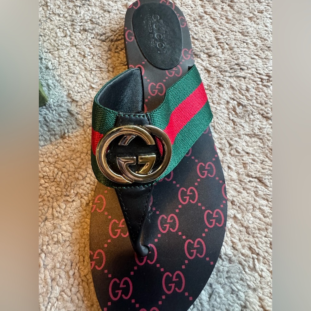 Black and Green women’s Sandals size 39